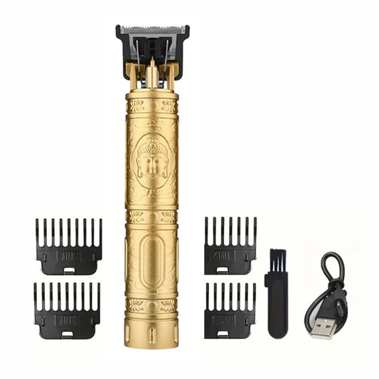Professional Electric Rechargeable Hair Clipper Machine – Hair Trimmer for Men with Titanium Blade