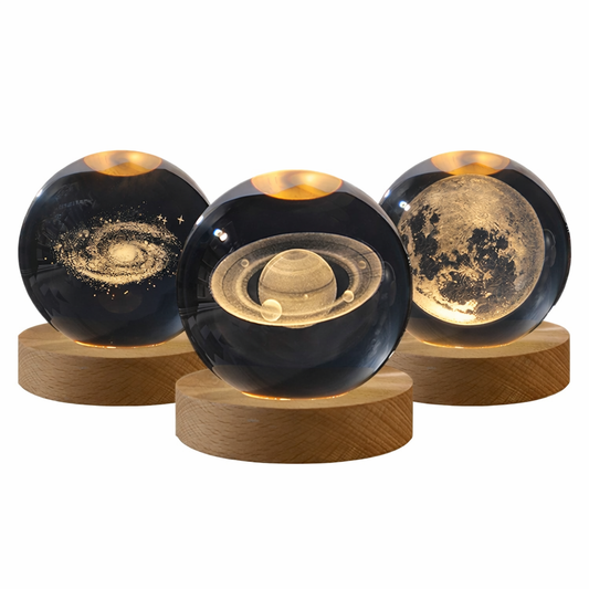 3D Crystal Ball Night Light LED Lamp